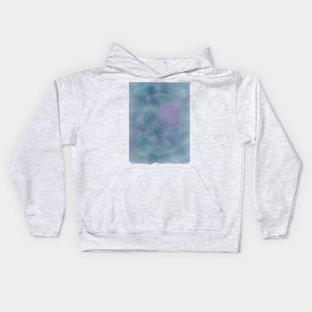 Watercolor Splash Jelly Kids Hoodie by isarol